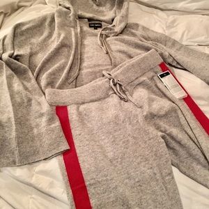 Black Label Juicy Couture 💯 Cashmere Track Suit